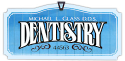 Dr. Michael L. Glass Office Sign
